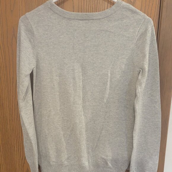 The Children's Place Butterfly Bedazzled Gray Sweater-Girls Size XL-14 - Picture 4 of 4